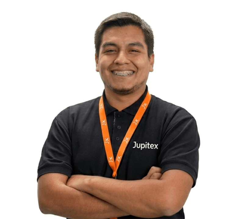 Jupitex project timeline with detailed milestones